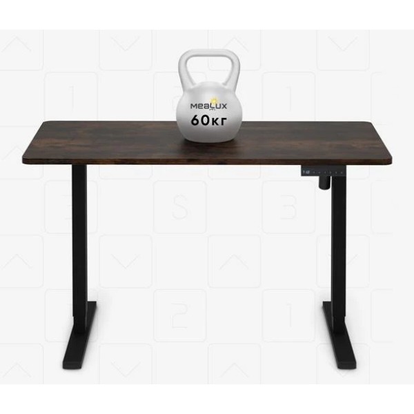 Фото - Стол с электрорегулировкой высоты Mealux PowerDesk Lite Antique (EVO-201 Lite Antique/B)